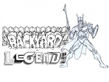 Backyard Legends B&W