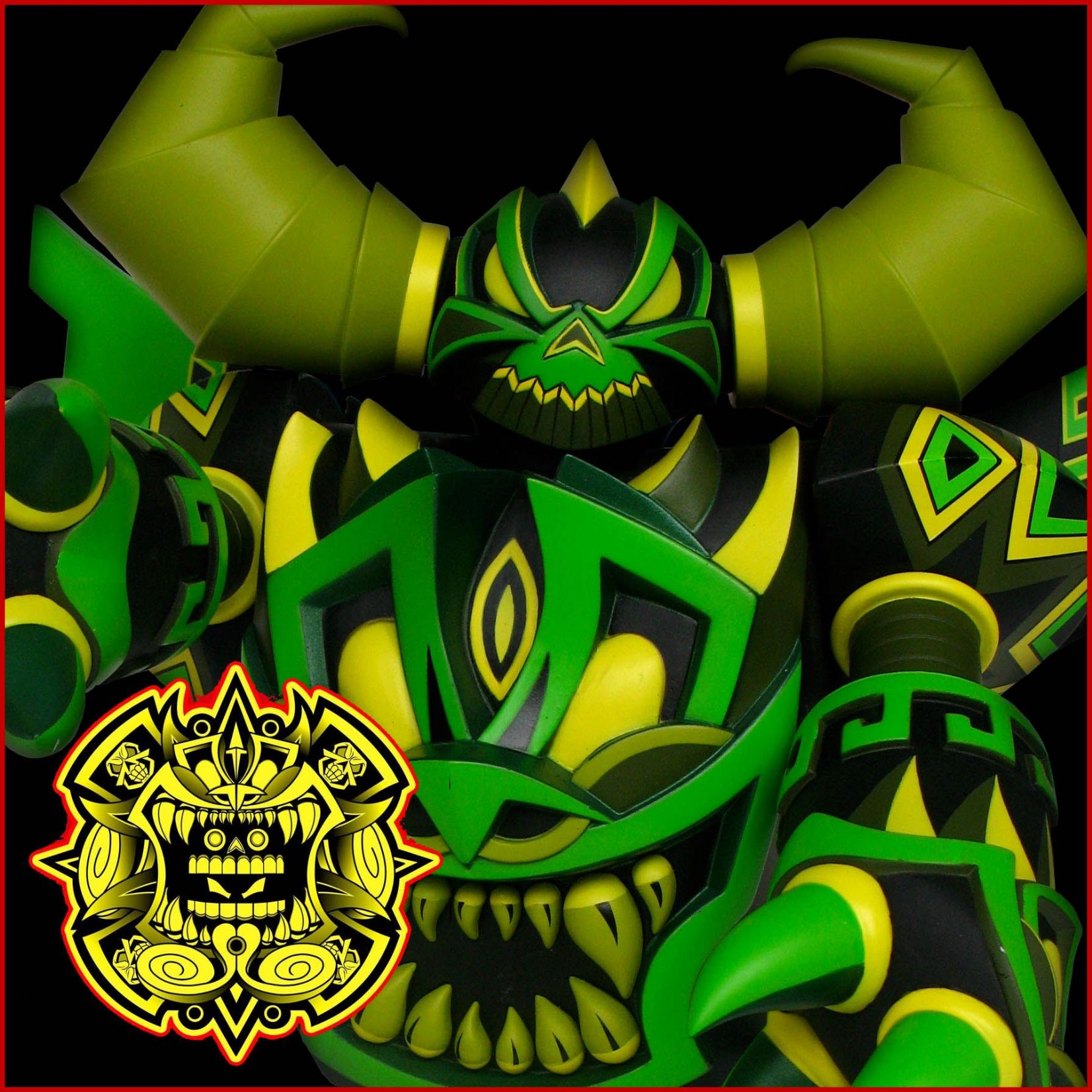 Mecha Azteca Vinyl Toy Robot Now Available – BattleGrip