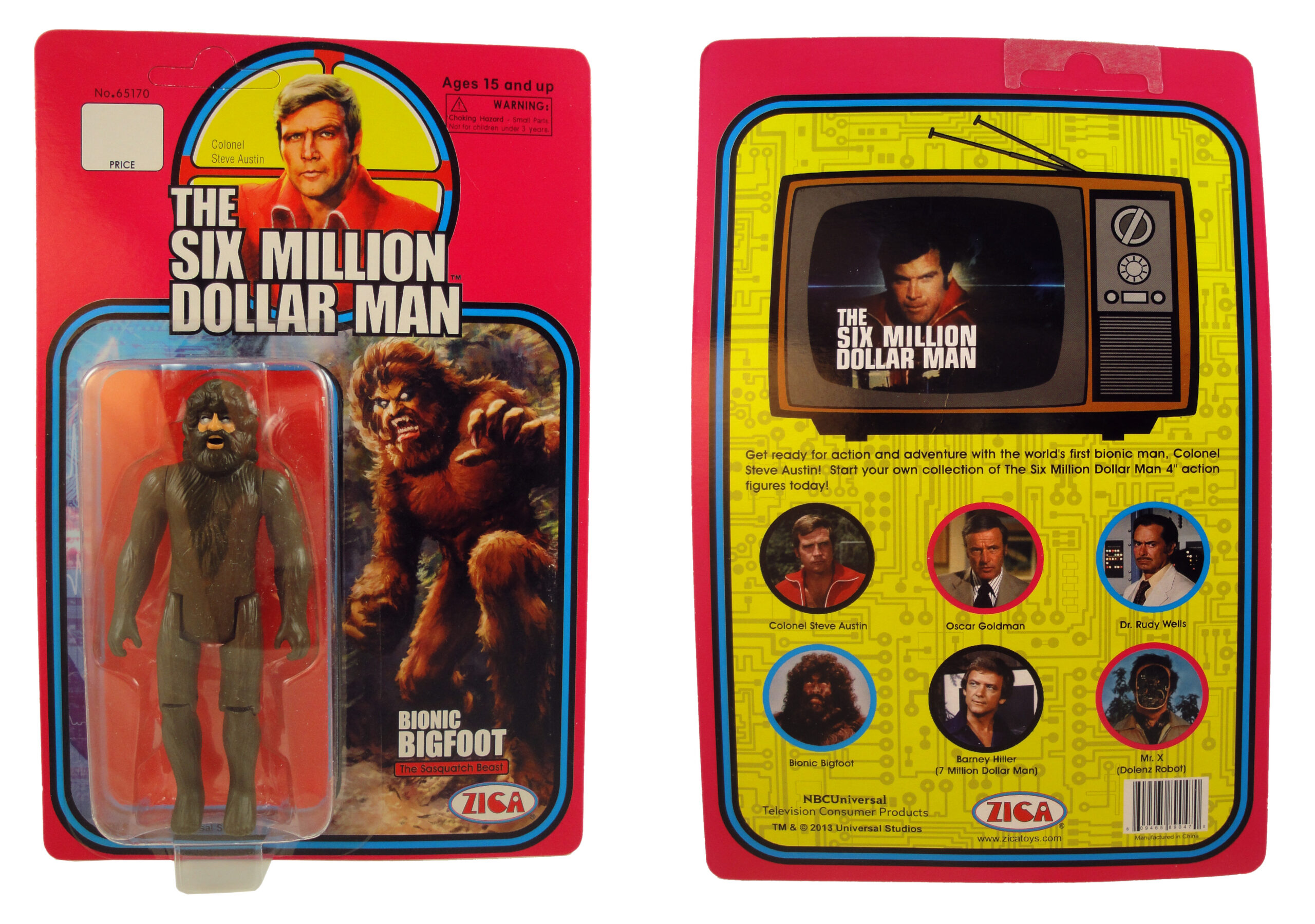Six Million Dollar Man Bionic Bigfoot Acrylic Paperweight – Reproduction Collectible